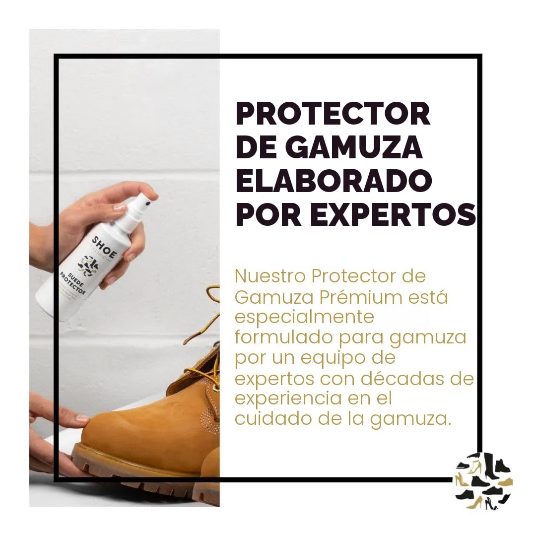 Shoe Clinic Kit de limpieza para gamuza y nobuk Limpiador y protector de gamuza en aerosol con cepillo | Limpia, protege e impermeabiliza zapatos, zapatillas y botas