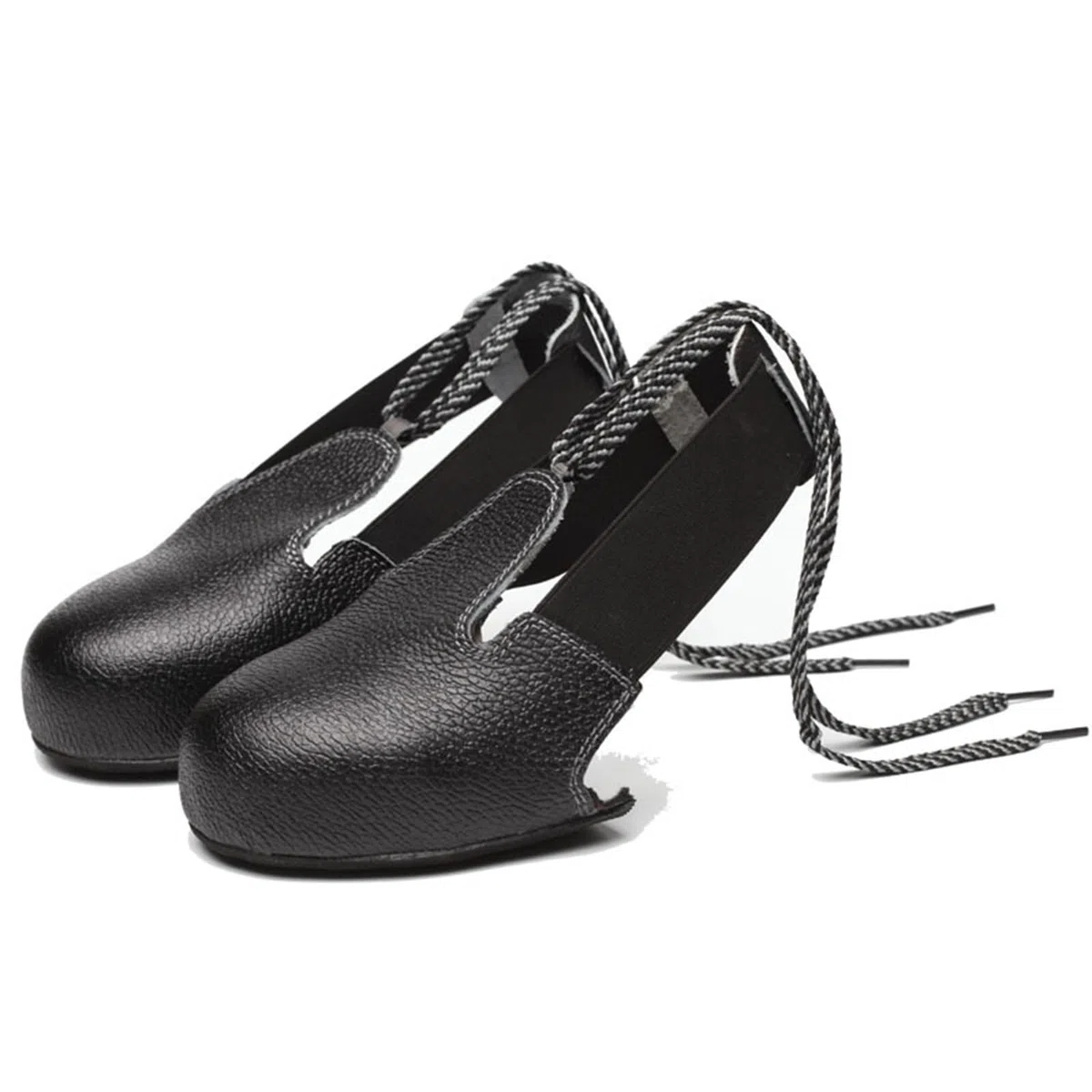 Cubrezapatos de Seguridad, Protector Calzado Industrial, Protectores Cuero PU para Zapatos, Protector de Puntera Acero, Fundas Universales para Zapatos,para El Lugar De Trabajo De La Industria