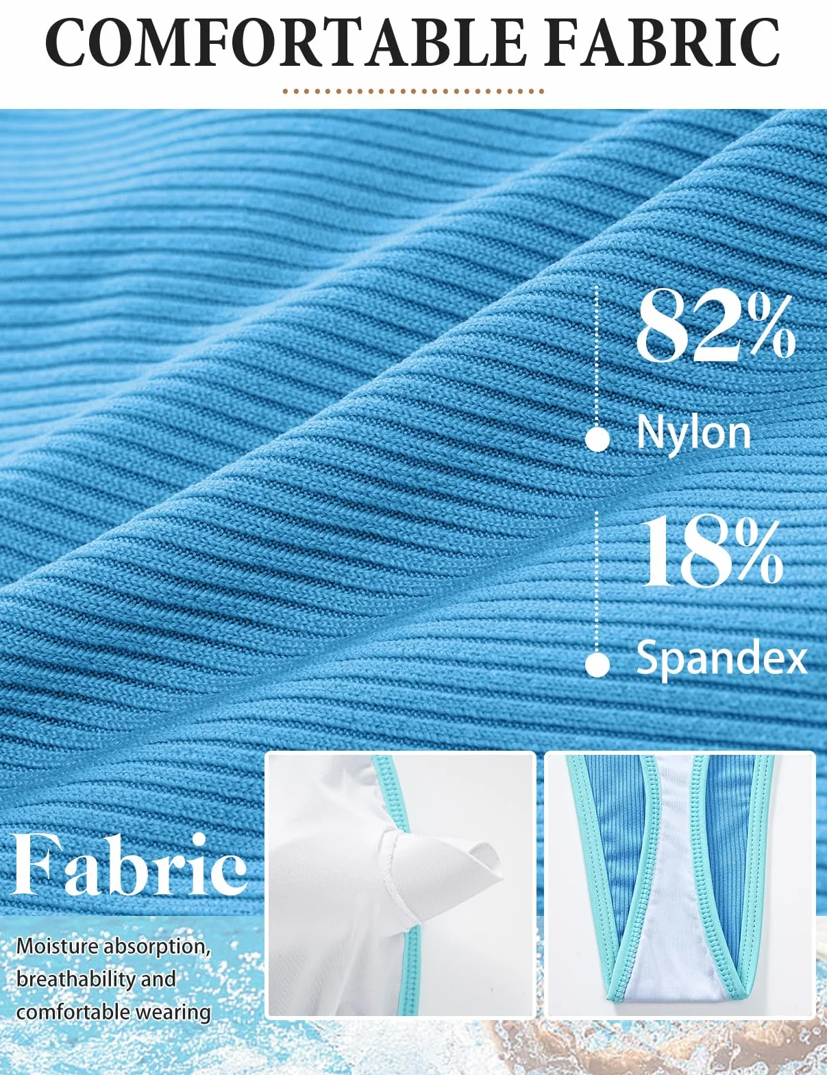 Nadeer Bikini Mujer Sexy Traje de Baño de Dos Piezas Halter Triángulo Bikini Top Cintura Baja Tanga Bañador Ropa de Playa