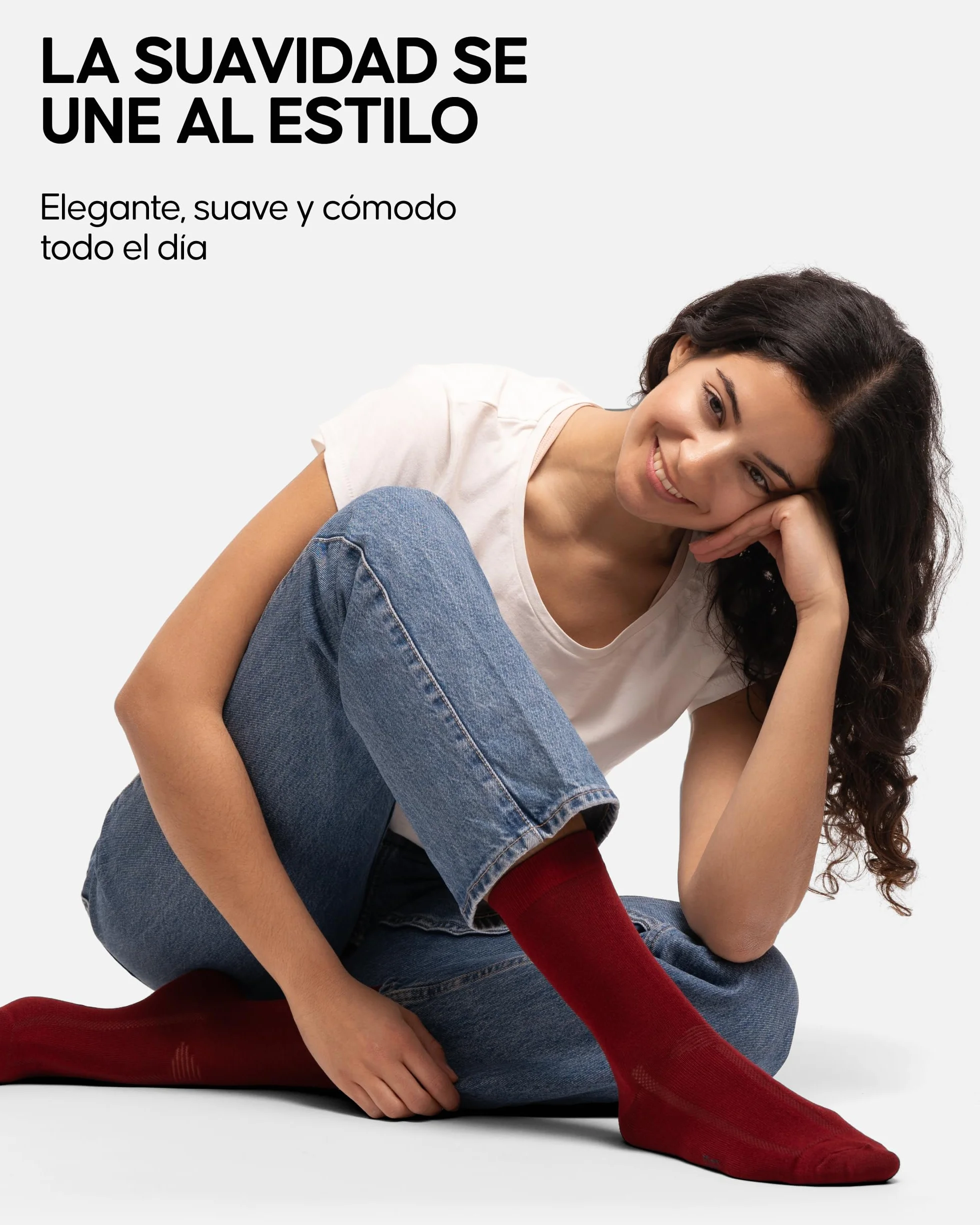 DANISH ENDURANCE Calcetines Casuales de Bambú Unisex, Suaves y Transpirables, Calcetines Ejecutivos para Hombre y Mujer, 6 Pack